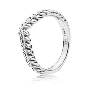 Pandora Sterling Silver Lively Wish Wishbone Ring